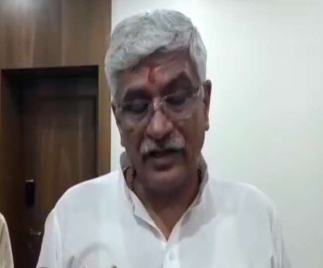 केंद्रीय जलशक्ति मंत्री गजेंद्र सिंह शेखावत बोले-देश में लोकतंत्र, पर कांग्रेस में नहीं। फोटो जागरण