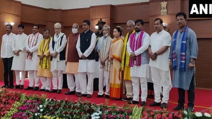 माणिक साहा के मंत्रियों ने ली शपथ। (फाइल फोटो)