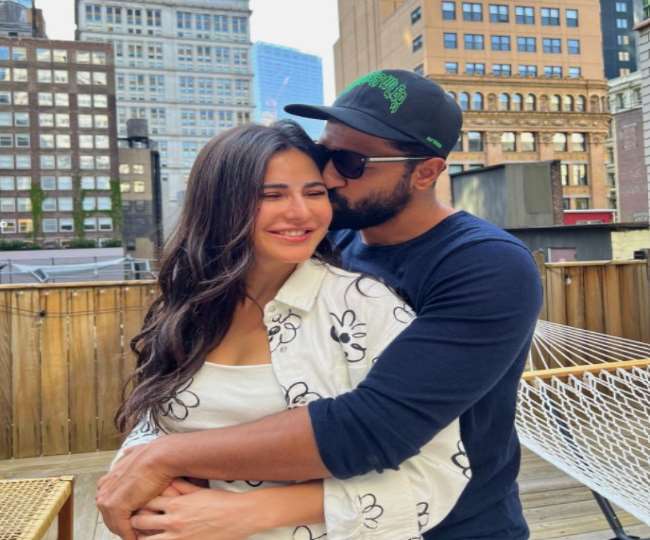 Katrina Kaif kissed by Vicky Kaushal on his birthday, Instagram