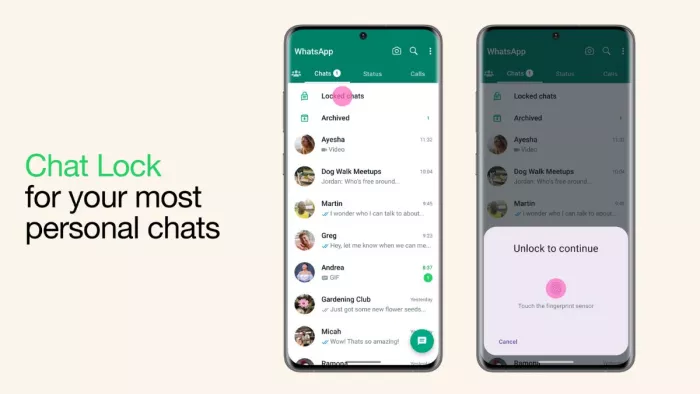 whatsapp Chat Lock feature how will it work, Pic Courtesy- WhatsApp