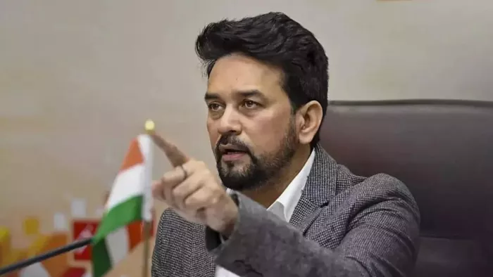 केंद्रीय मंत्री अनुराग ठाकुर ने कांग्रेस पर साधा निशाना (फाइल फोटो)