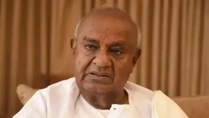 पूर्व प्रधानमंत्री एच डी देवेगौड़ा इस वर्ष अपना जन्मदिन नहीं मनाएंगे। फाइल फोटो।