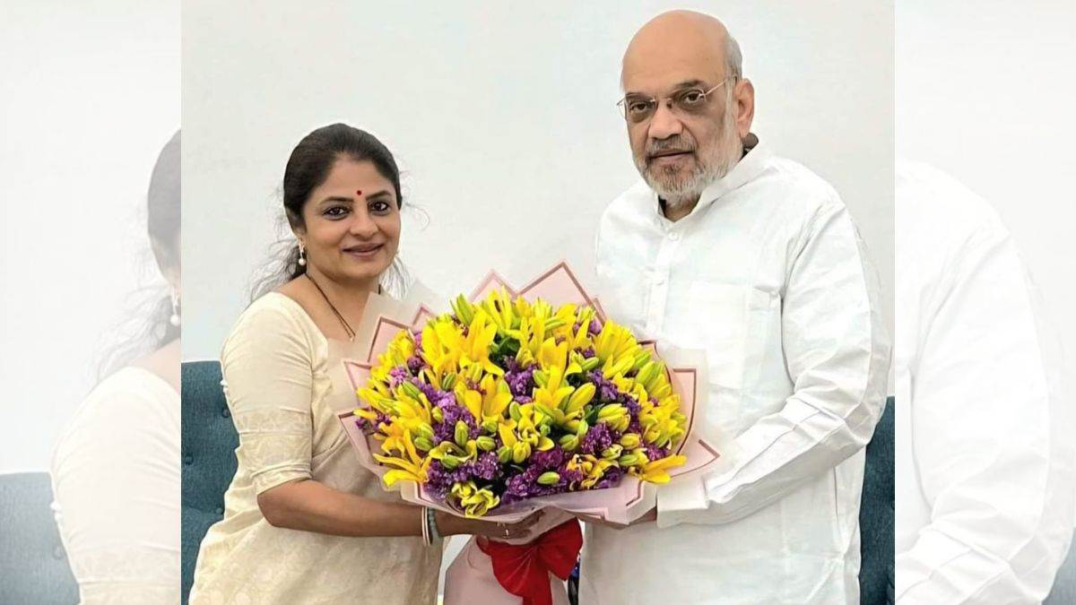 shrikala singh wife of former mp dhananjay singh met home minister amit shah