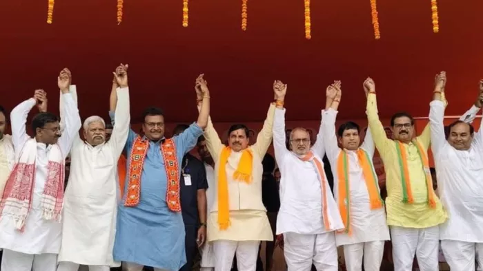 बरही में भाजपा की जनसभा को एमपी के सीएम डा. मोहन यादव किया संबोधित। (जागरण फोटो)