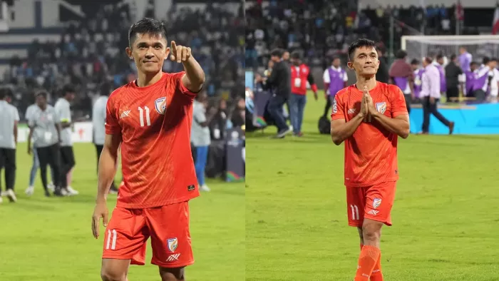 Sunil Chhetri ने अंतरराष्ट्रीय फुटबॉल करियर से लिया संन्यास। फाइल फोटो