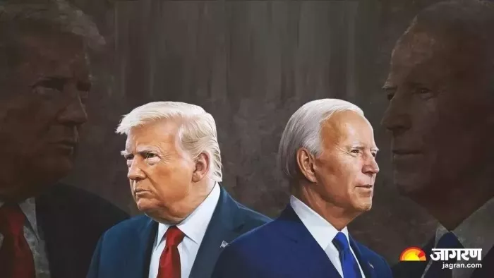 Donald Trump VS Joe Biden Debate: जून और सितंबर महीने में ट्रंप और बाइडन के बीच होगी बहस।(फोटो सोर्स: जागरण)