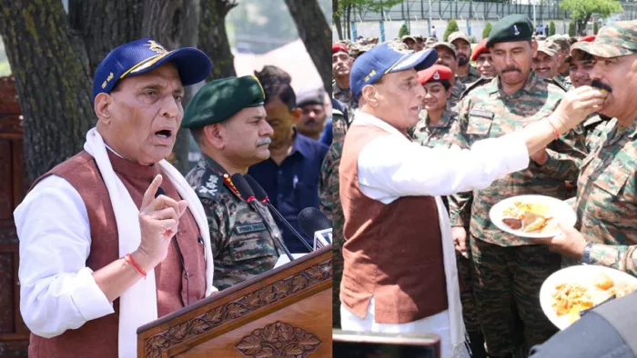 परमाणु हथियारों की निगरानी के राजनाथ सिंह के बयान से तिलमिलाया पाकिस्तान (फोटो- एक्स, राजनाथ सिंह)