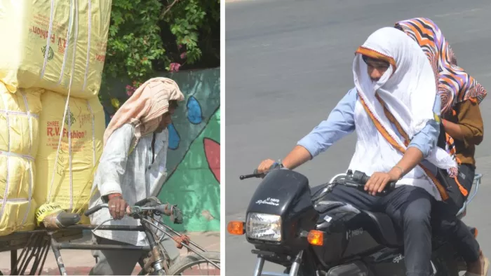 UP Weather Update: यूपी में झुलसाने वाली गर्मी से लोग परेशान। जागरण