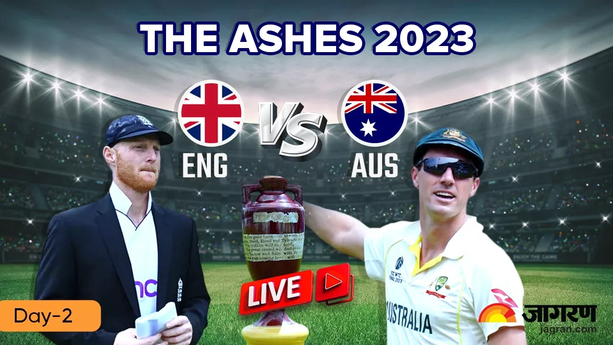 Ashes Series Eng vs Aus: दूसरे दिन का खेल समाप्त, उस्मान ख्वाजा के शतक से मजबूत स्थिति में ऑस्ट्रेलिया