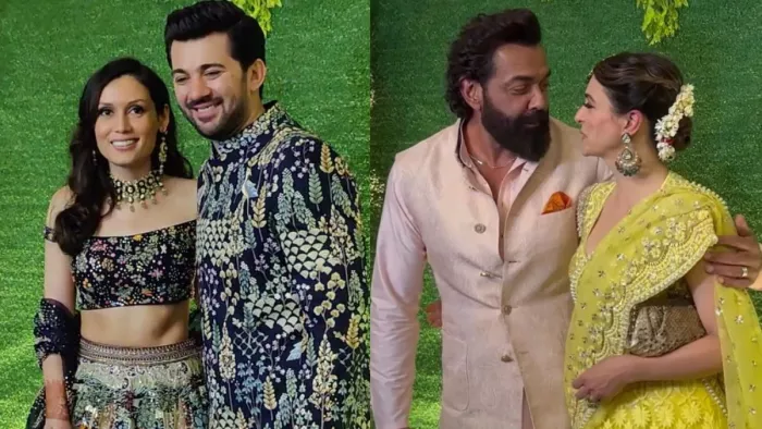 Karan Deol Drisha Acharya Sangeet Ceremony- Photo Credit- Instagram