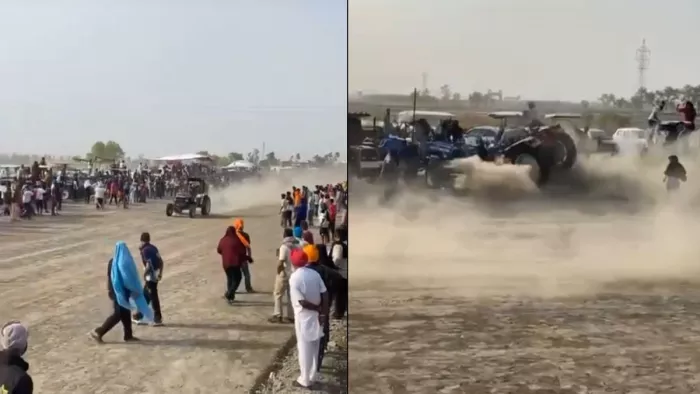 फगवाड़ा में ट्रैक्टर रेस के दौरान हुआ हादसा