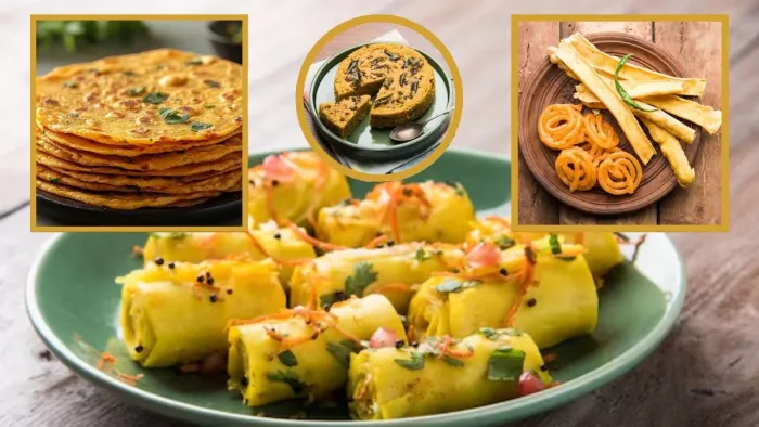 नाश्ते के लिए बेस्ट हैं ये गुजराती स्नैक्स। (Image Credit- Freepik)