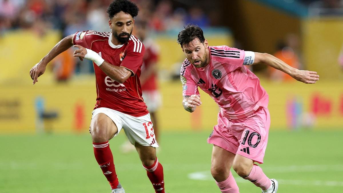 lionel messi impresses but inter miami fails to win the match against al ahly