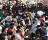 देश में कम हो रहे कोरोना संक्रमण के नए मामले।(फोटो: दैनिक जागरण)