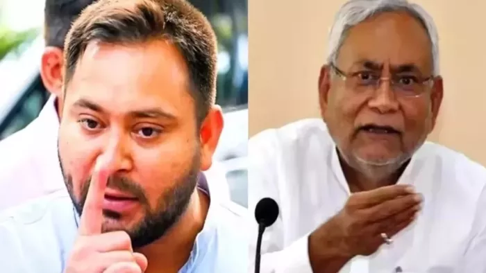 तेजस्वी यादव ने नीतीश कुमार पर बोला हमला (जागरण)