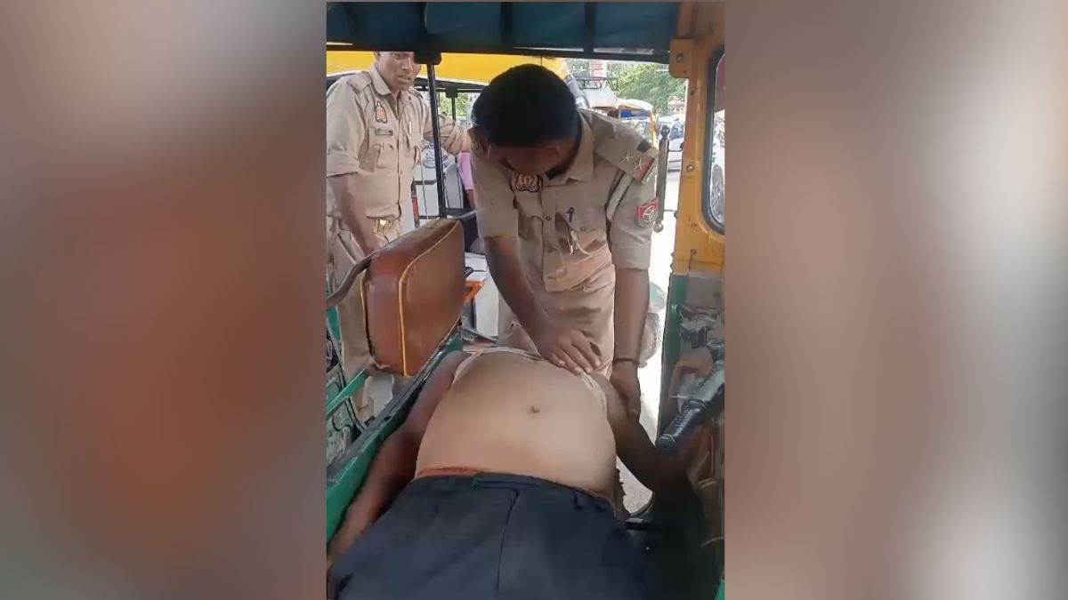 bareilly cop saves auto drivers life with cpr a heartwarming story