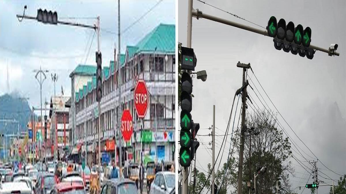kashmir traffic chaos faulty signals trigger congestion