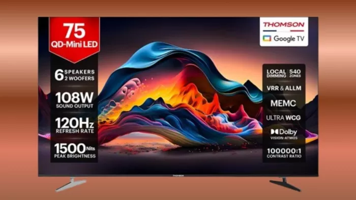 Thomson QD Mini LED TV सीरीज भारत में लॉन्च हुई है।