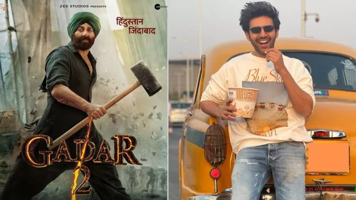कार्तिक आर्यन ने देखी सनी देओल की गदर 2 (Photo Credit-Instagram)