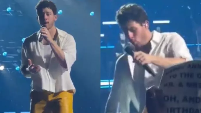 Nick Jonas - लाइव परफॉर्मेंस के दौरान अचानक मंच से गिरे निक जोनस/Photo- Instagram