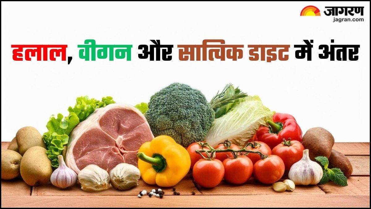 differences and similarities between halal vegan and sattvic diet know how to identify