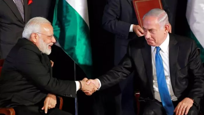पीएम मोदी और बेंजामिन नेतन्याहू। फाइल फोटो।