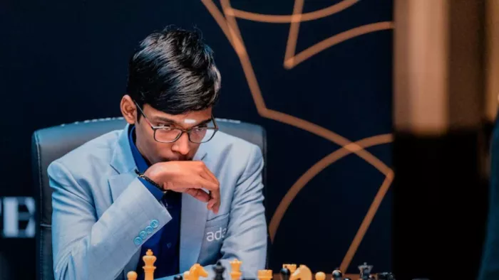 भारतीय ग्रैंडमास्टर आर प्रगनानंद का खराब प्रदर्शन। इमेज- सोशल मीडिया
