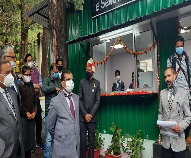 चीफ जस्टिस ने उत्तराखंड हाईकोर्ट में ई सेवा केंद्र का किया शुभारंभ, जल्द अल्मोड़ा में भी खुलेगा - Chief Justice launched e seva center in Uttarakhand High Court
