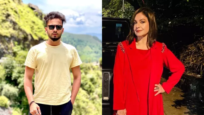 File Photo of Elvish Yadav and Pooja Bhatt