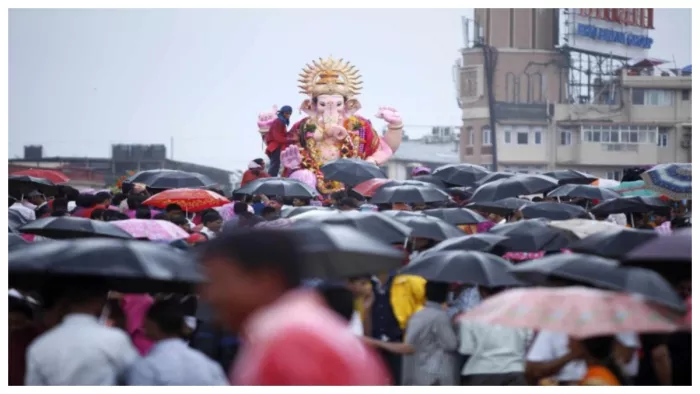 गणेश चतुर्थी पर महाराष्ट्र के कई जिलों में बारिश का अलर्ट जारी