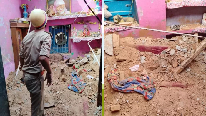 आलमबाग में घर की छत गिरने से एक ही परिवार के पांच लोगों की मौत