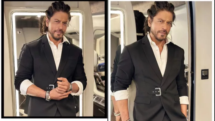 Shah Rukh Khan photos from Jawan Event. Photo Credit: Pooja Dadlani Twitter