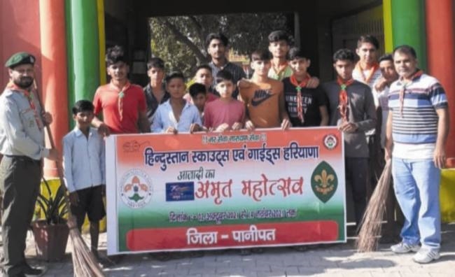 गांव छाजपुर में रैली निकाल मौलिक कर्तव्यों के प्रति किया जागरूक