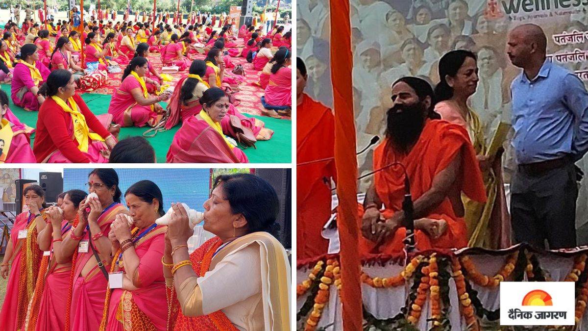 yoga guru baba ramdev reached at chaukhutia in almora