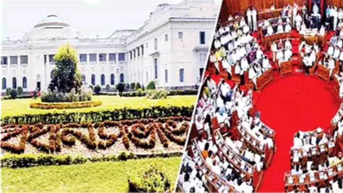 विपक्षी भाजपा विधायकों ने सत्र बुलाने के औचित्य पर उठाए सवाल, किया प्रदर्शन
