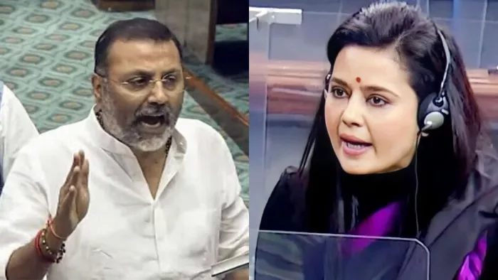 TMC MP महुआ मोइत्रा ने भाजपा सांसद निशिकांत दुबे को भेजा कानूनी नोटिस