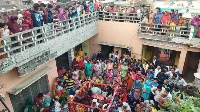 tulsi ranis marriage to lord shaligram was done with great pomp