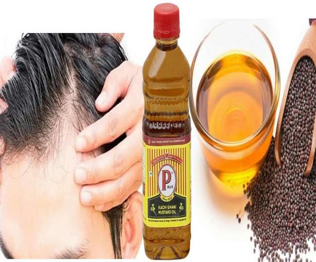 Gharelu Nushkhe : शैंपू करने के पांच मिनट पहले लगाएं सरसों तेल, हैरान करने  वाले मिलेंगे फायदे - Gharelu Nushkhe : Apply mustard oil five minutes  before shampooing, you will get surprising ...