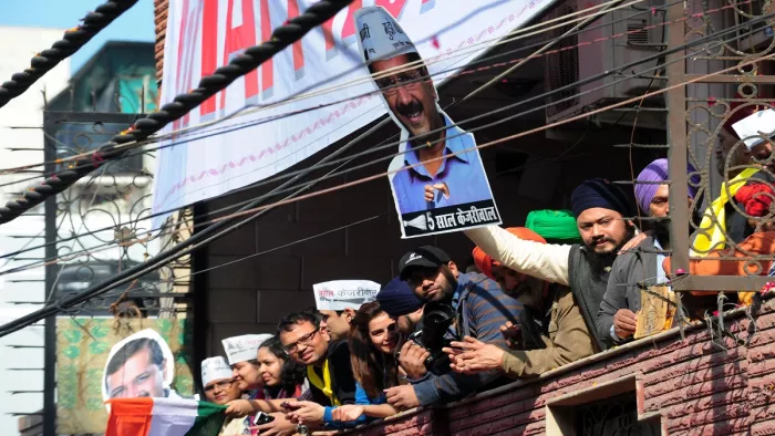 Gujarat Vidhan Sabha Election 2022: नामांकन वापस लेने पहुंचे आप प्रत्याशी कंचन जरीवाला