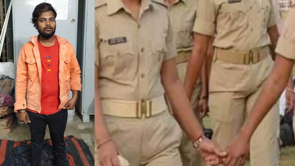 भागलपुर : महिला पुलिस ने बाइक चालक को रोका तो युवक ने गुस्‍से में की यह गंदी हरकत - Bhagalpur: When woman police stopped the bike driver, young man did this dirty