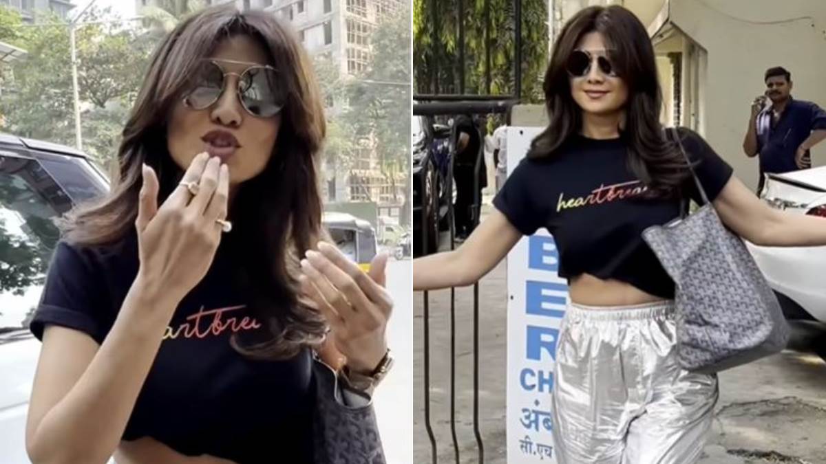 shilpa shetty scolds photographers says will you take photos by entering your mouth watch funny video