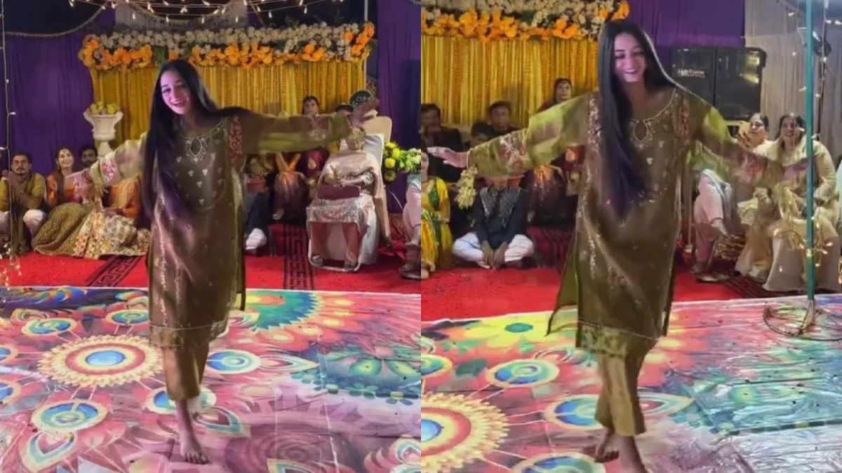 Viral Video: गाने में महिला जमकर थिरक रही है।
