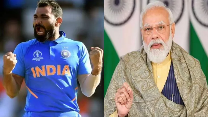मोहम्मद शमी के शानदार गेंदबाजी के PM मोदी भी हुए फैन।
