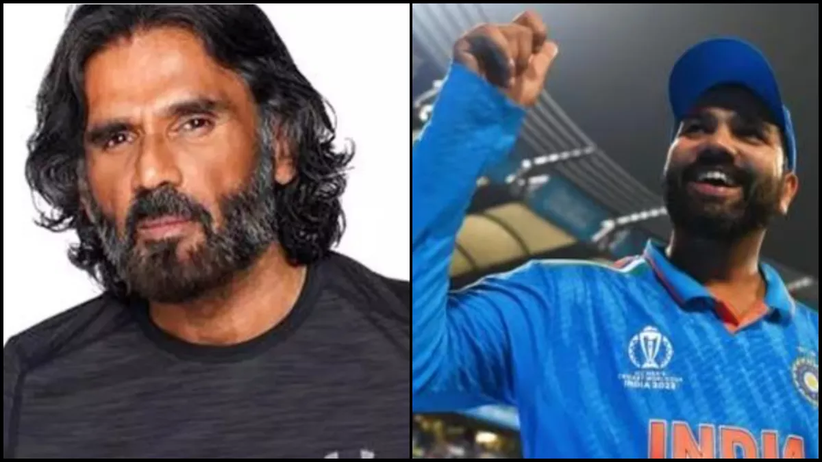 World Cup 2023: भारत की जीत पर सुनील शेट्टी ने की टीम की तारीफ, रोहित शर्मा  को बताया 'द मैन ऑफ द मोमेंट' - actor suniel shetty wishes team india and  captain