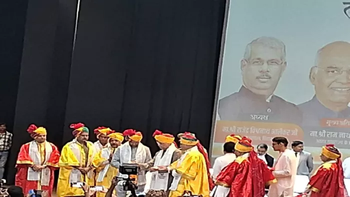 GNSU के दीक्षांत समारोह में पूर्व राष्ट्रपति रामनाथ कोविंद
