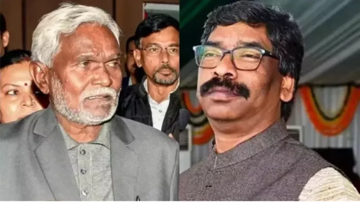 चंपई सोरेन और हेमंत सोरेन (जागरण फोटो)
