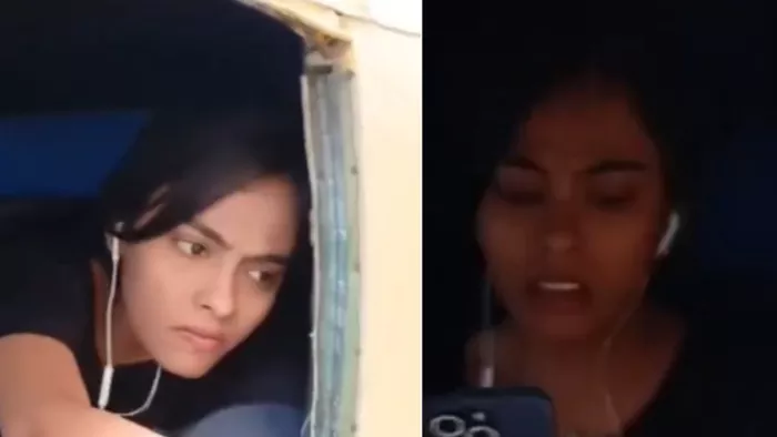 वायरल वीडियो से ली गई स्क्रीनशॉट तस्वीर।