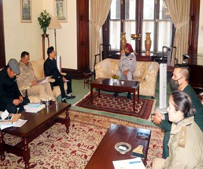 governor gurmeet singh reached nainital raj bhavan took a meeting of officials