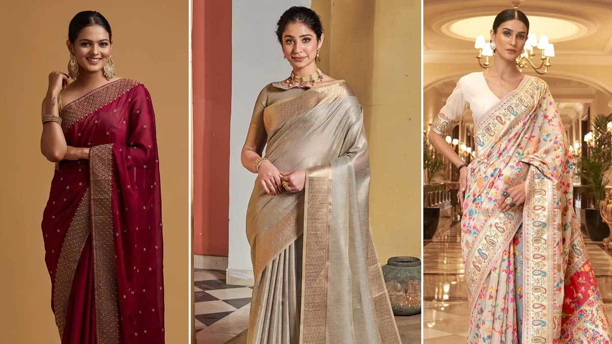 Best Sarees Online: यहां है एक से बढ़कर एक साड़ी का कलेक्शन, जो देंगी ट्रेंडी लुक, हर कोई देखेगा मुड़ मुड़ कर