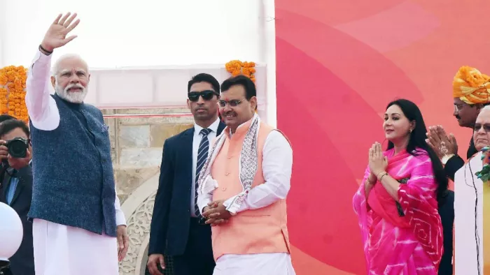 राजस्थान के मुख्यमंत्री भजनलाल शर्मा (फोटो: एएनआई)